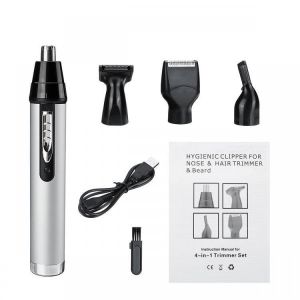Collection for man בריאות ויופי USB Charge 4 In 1 Electric Nose Hair Trimmer Cordless Razor Sideburn Clipper Men Women Groomer