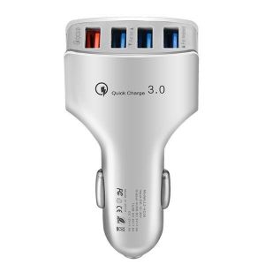 Bakeey 4 Ports QC3.0 Fast Car Charger For iPhone X 8Plus Oneplus 5t Xiaomi Redmi 5 Plus S8
