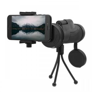 Collection for man טלפונים ואביזרים Bakeey Universal 12x50 Hiking Concert Camera Lens Zoom Monocular Phone Holder Tripod for Smartphone